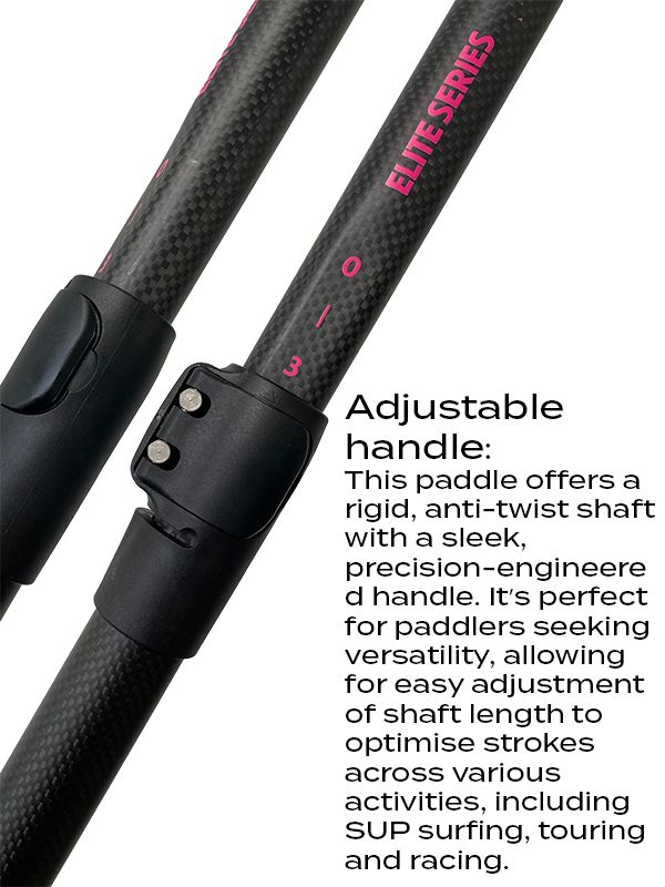 Riding Not Hiding - Elite 164-196cm SUP Paddle - 2-Piece – Small Blade