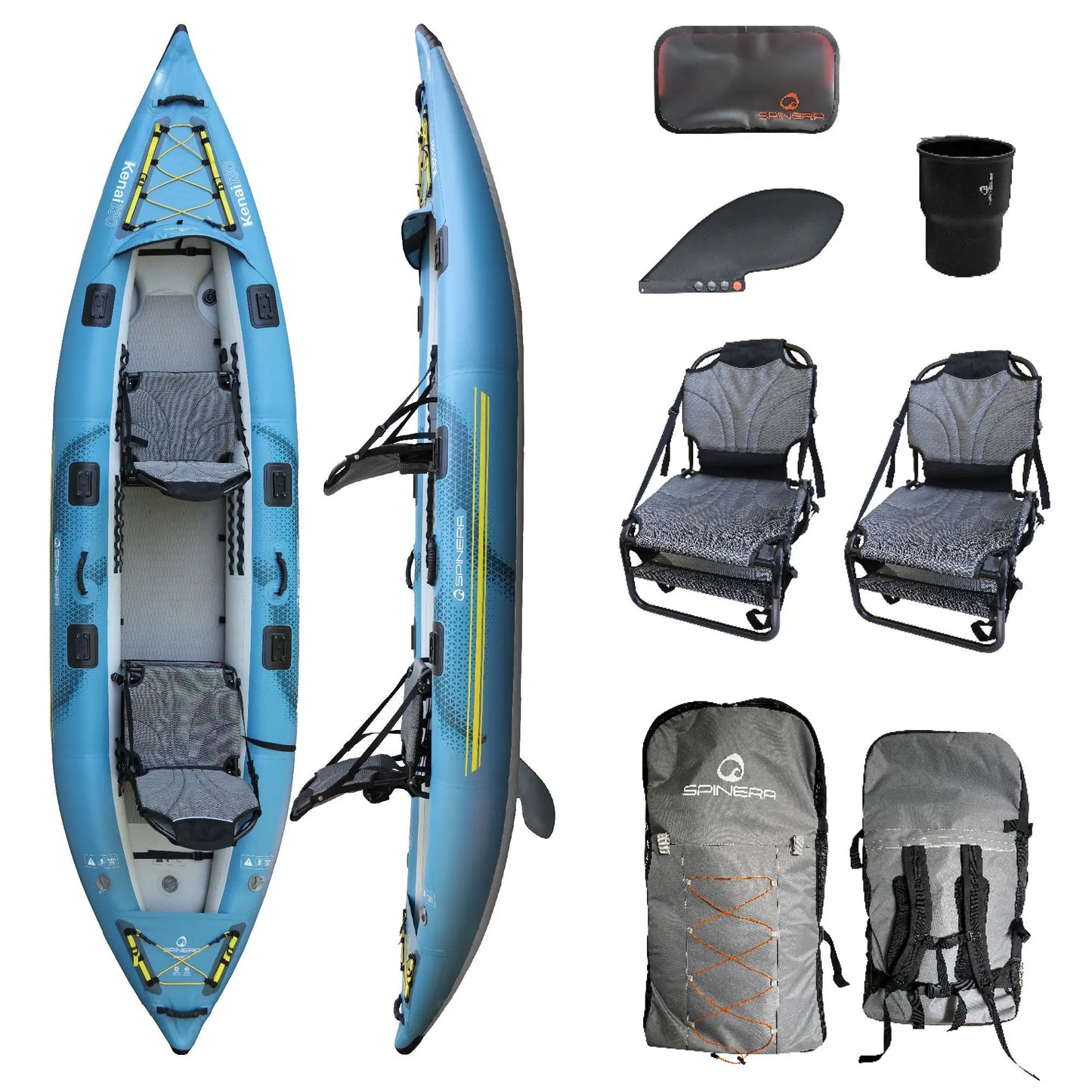 Spinera Kenai Fishing 130 - 2 person Inflatable Kayak