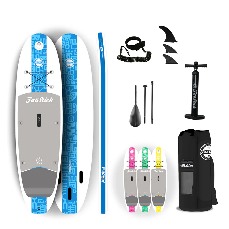 FatStick Airstick Starter 10'6 Inflatable Stand Up Paddle Board Package
