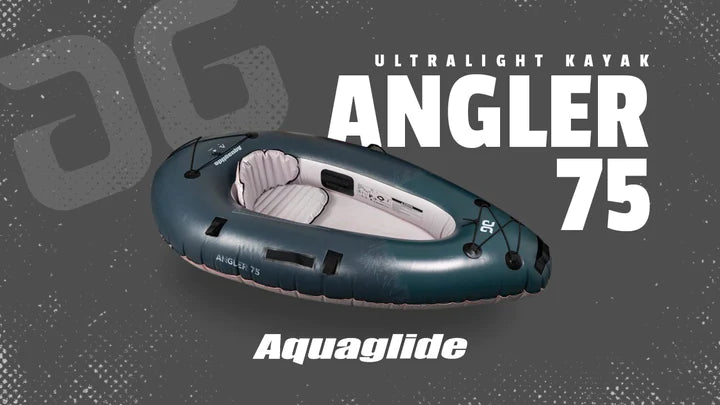 Aquaglide Backwoods Angler 75 - 1 person | Ultralight Inflatable Kayak