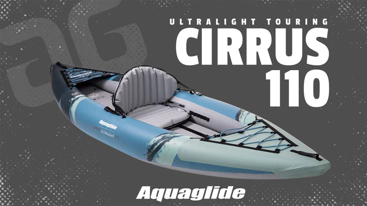 Aquaglide Cirrus Ultralight 110 Kayak - 1 person | Performance Touring